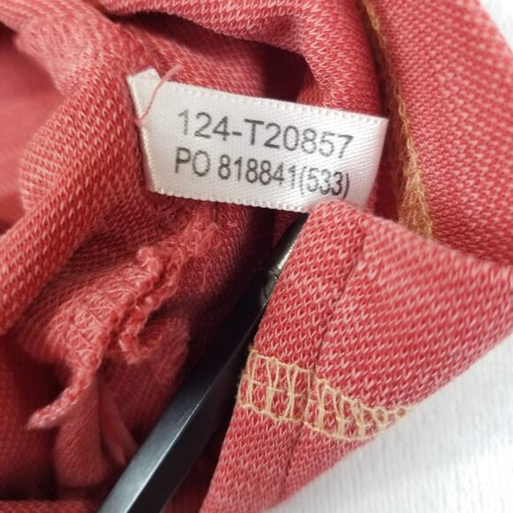 Tommy Bahama Shirt Mens XL Red Heather Tencel Lyocell Short Sleeve Casual T20857 - Picture 5 of 11